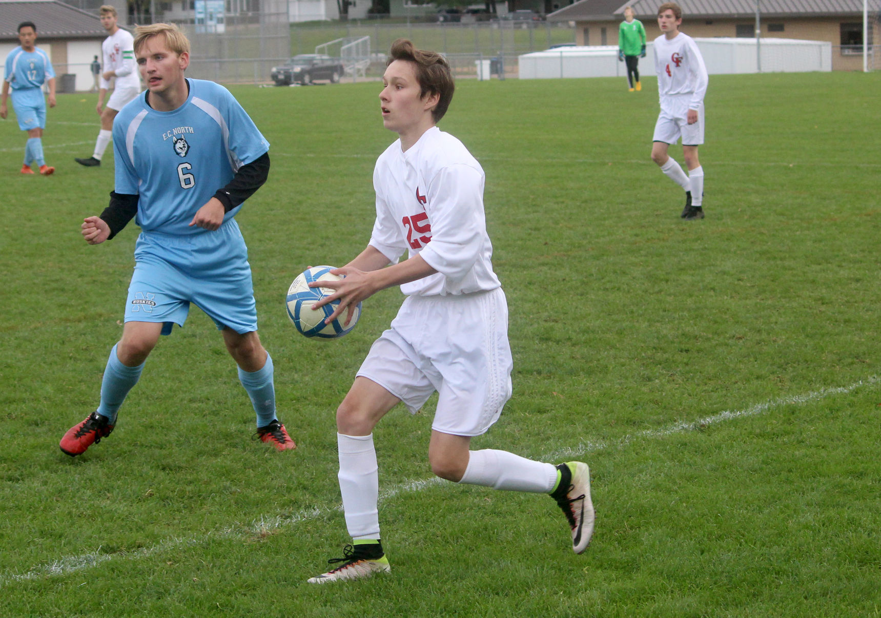 Chi-Hi boys soccer at Eau Claire North boys soccer 10-4-18